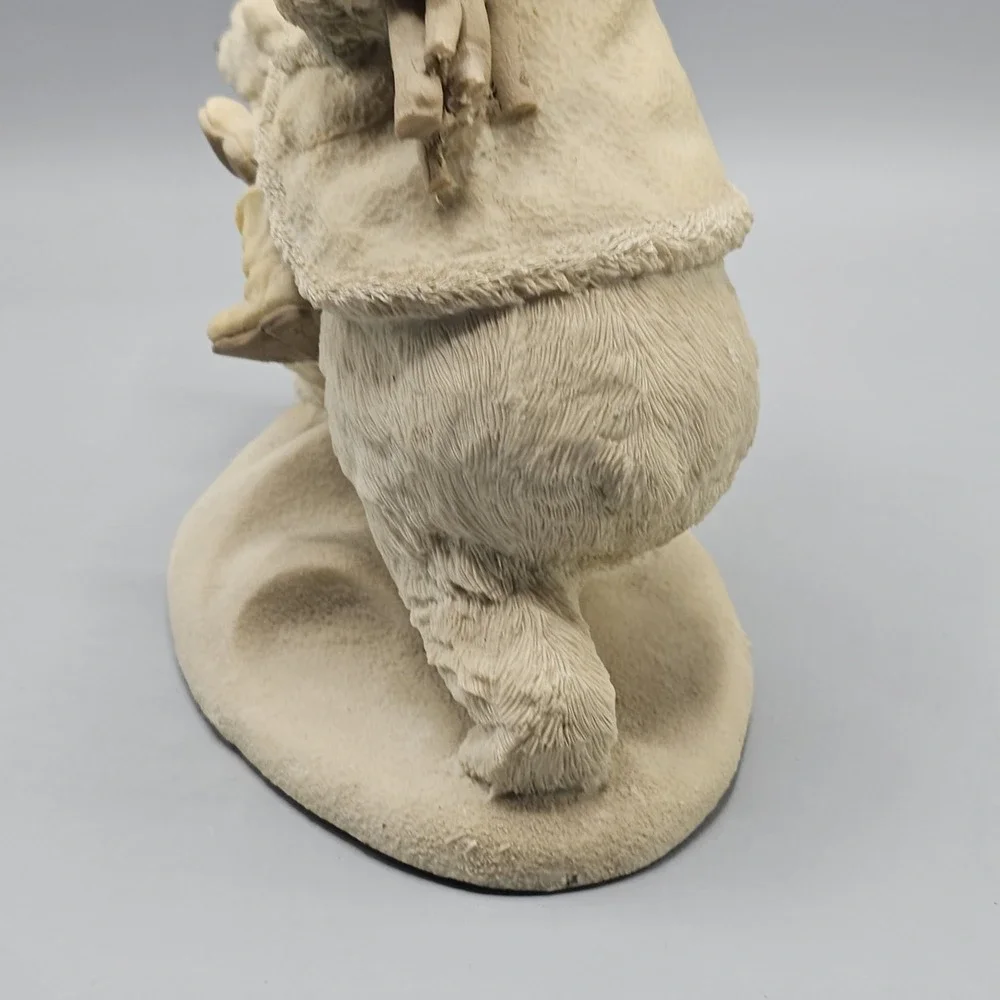 Vtg The Legend of Santa Claus Into the Wind Polar Bear 1995 Ken Memoli Victorian